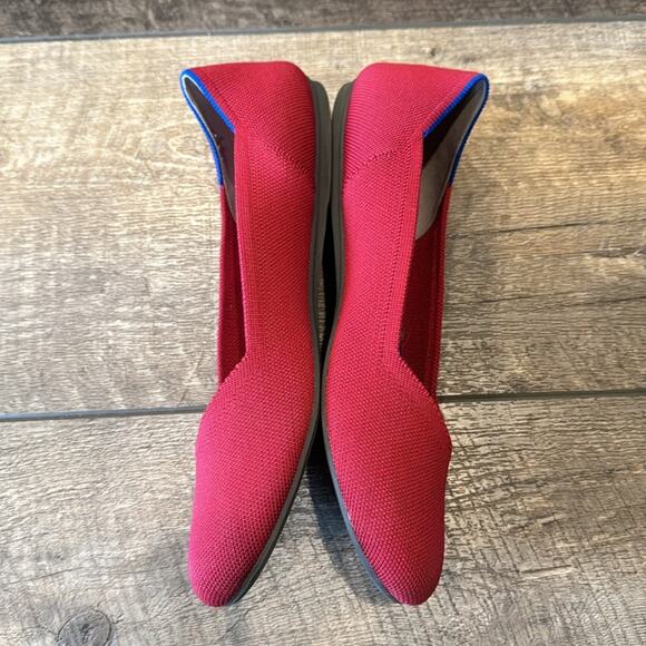 Rothy's Women's The Flat Bright Red Size 10.5 - Picture 8 of 10